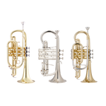 Images of 3 John Packer Cornets, the JP071, JP176 and JP371.