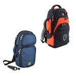 A pair of cornet gig bags.