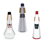 Image of a selection of flugel horn mutes.
