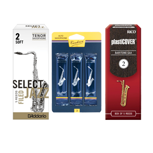 Royal by D'Addario Size 2 Alto Saxophone Reeds - 3 Pack - Island