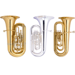 Images of John Packer Tubas, JP077, JP377 and JP379CC.