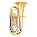 Image of the Yamaha YBB-321 Tuba and Yamaha logo.