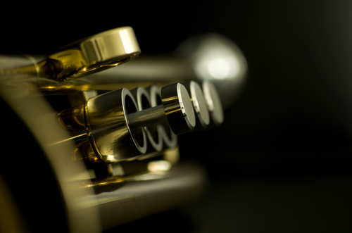 Valves of the John Packer "JP by Taylor" Bb trumpet in lacquer