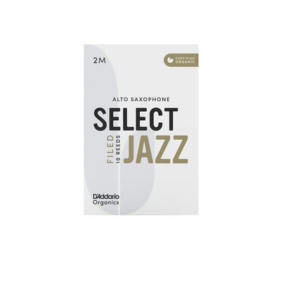 D'Addario Select Jazz Filed Eb Alto Sax Reeds (10 Pack)