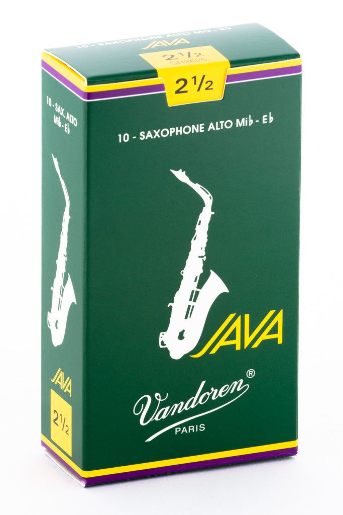 Vandoren Green Java Eb Alto Saxophone Reed