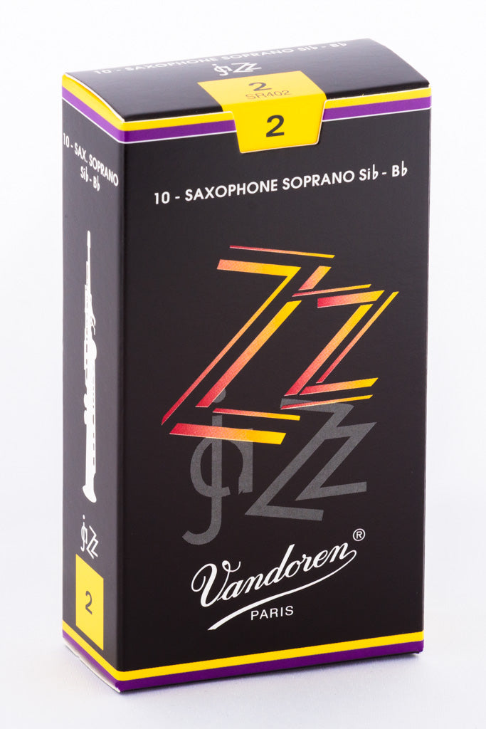 Vandoren ZZ Jazz Bb Soprano Saxophone Reed (10 Pack) – John Packer