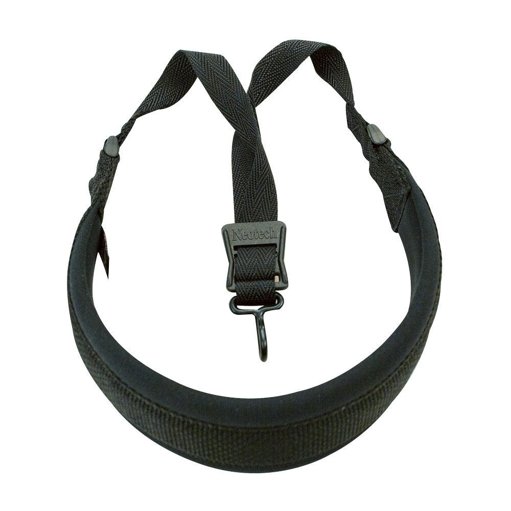 Neotech Classic Strap Regular Metal (メタルフック) Black 2-Hook #2001072  木管楽器用ストラップ - 楽器アクセサリー