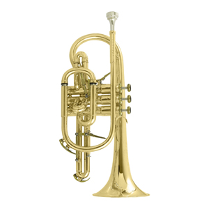 Image of the Besson Prestige BE2028 Cornet and logo.