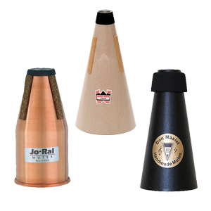 Image of 3 French Horn Mutes.