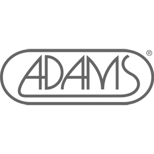 Adams logo in grey