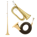 Image of a Post Horn, Hunting Horn and Bugle.
