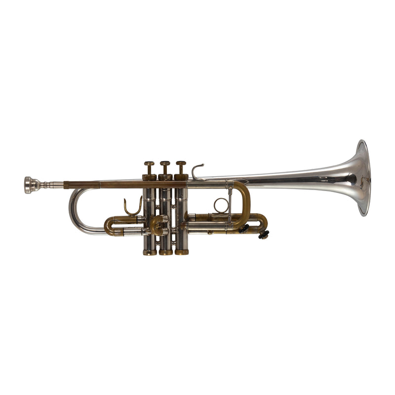 Pre-owned Hybrid C Trumpet Silverplate / Raw