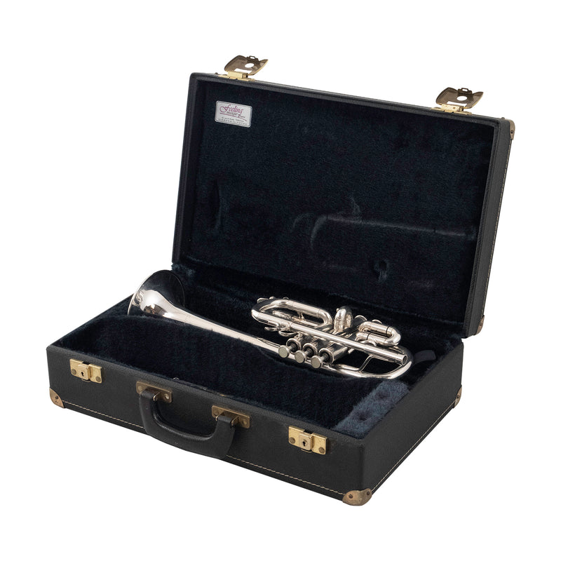 Pre-owned Courtois 117 D/Eb Trumpet Silverplate