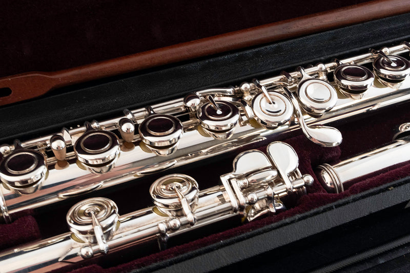 Pre-owned Yamaha YFL-514 Flute with Jack Moore .925 Headjoint