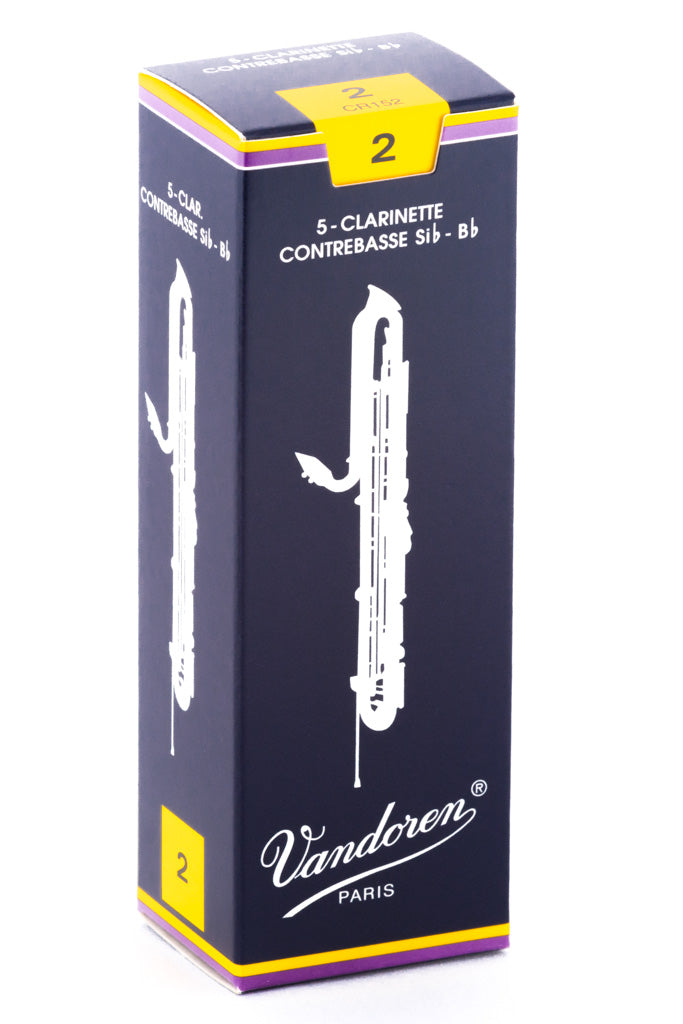 Vandoren Contra Bass Clarinet Reeds (5 Pack)
