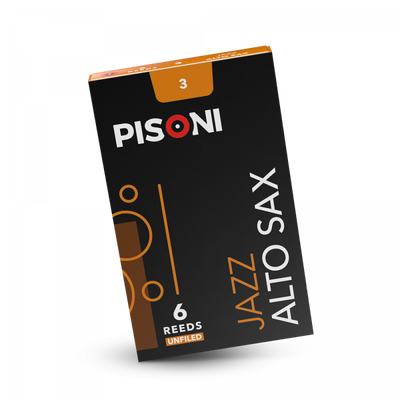 Pisoni Jazz Eb Alto Saxophone Reed (6 Pack)