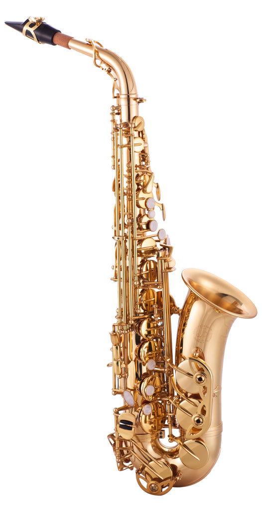 邦楽 la bono John Packer JP045G Eb Alto Saxophone w/Case, Gold Lacquer