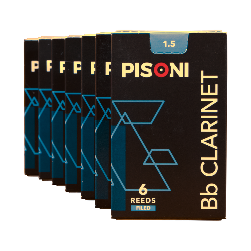 Pisoni Bb Clarinet Reeds (6 Pack)
