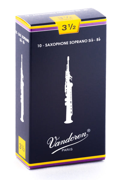 Vandoren Bb Soprano Saxophone Reed (10 Pack)