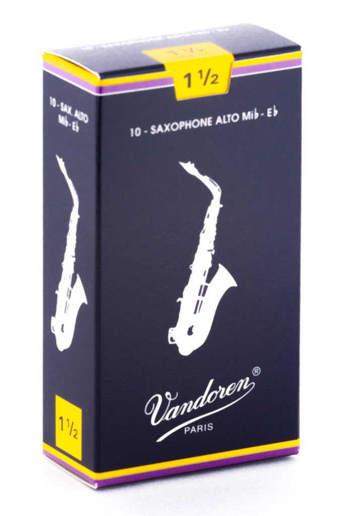 Vandoren Eb Alto Saxophone Reeds (10 Pack)