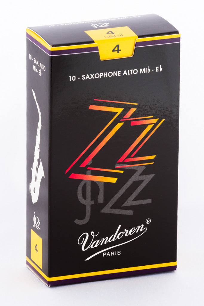 Vandoren ZZ Jazz Eb Alto Saxophone Reeds (10 Pack)
