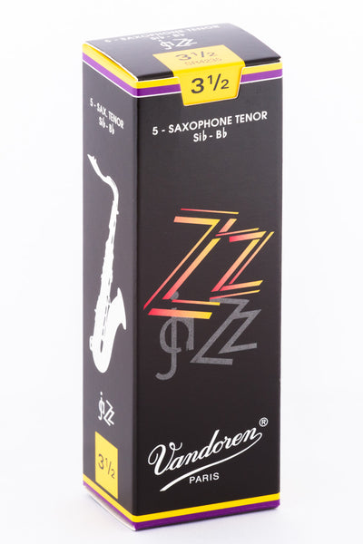 Vandoren ZZ Jazz Bb Tenor Saxophone Reeds (5 Pack)