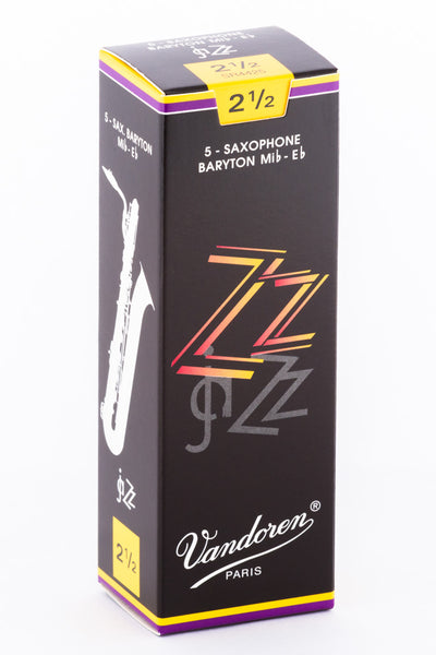 Vandoren ZZ Jazz Eb Baritone Saxophone Reeds (5 Pack)