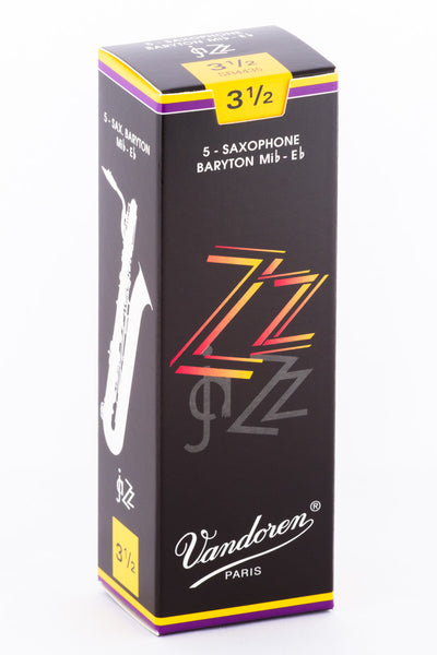 Vandoren ZZ Jazz Eb Baritone Saxophone Reeds (5 Pack)