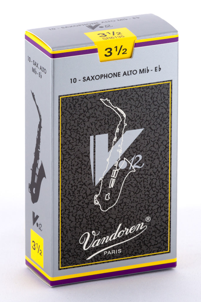Vandoren V12 Eb Alto Saxophone Reeds (10 pack)