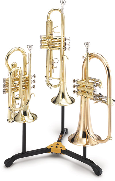 Hercules Trumpet, Cornet & Flugel Horn Triple Stand